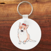 Sleutelring voor de knop Royal corgi Sleutelhanger (Voorkant)