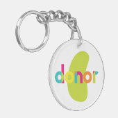 Sleutelring voor levende nierdonor sleutelhanger (Voorkant Links)