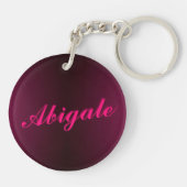 Sleutelringen - Neon Flamingo Sleutelhanger (Achterkant)
