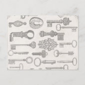  sleutels Adreswijziging Post Kaart (Voorkant)