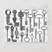  sleutels briefkaart (Voorkant)