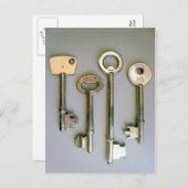 Sleutels Briefkaart (Voorkant / Achterkant)