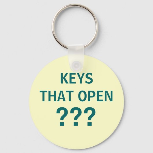 SLEUTELS DIE ??? OPENEN - sleutelhanger voor nutte (Voorkant)