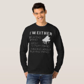 Sleutels en grinniken: Grappig Piano T-shirt (Voorkant volledig)