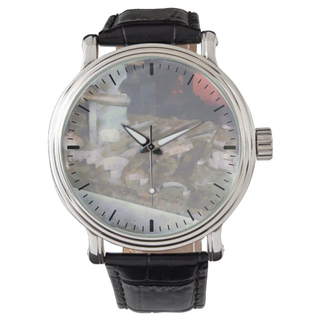 Sleutels en oliekan horloge (Voorkant)