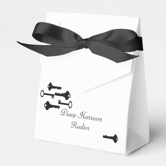 sleutels geschenkdoos bedankdoosjes (Voorkant Zijde)