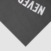 Sleutels in de zeventig, grappige monteur citaat tissuepapier (Detail)