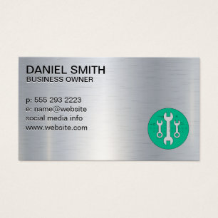 Sleutels   Industrieel Metalen Visitekaartje