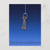 Sleutels om te innoveren briefkaart (Voorkant)