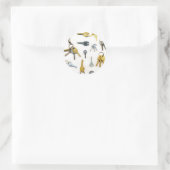 Sleutels Ronde Sticker (Tas)