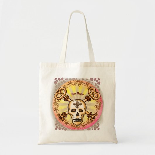 Sleutels skelet  tote bag (Voorkant)
