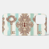 sleutels, sloten: vrij handpatroon. Case-Mate iPhone case (Achterkant (horizontaal))
