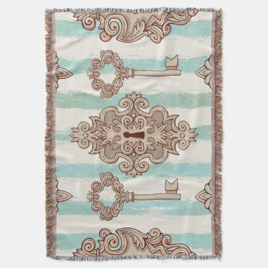  sleutels, sloten: vrij handpatroon. deken (Voorkant Verticaal)