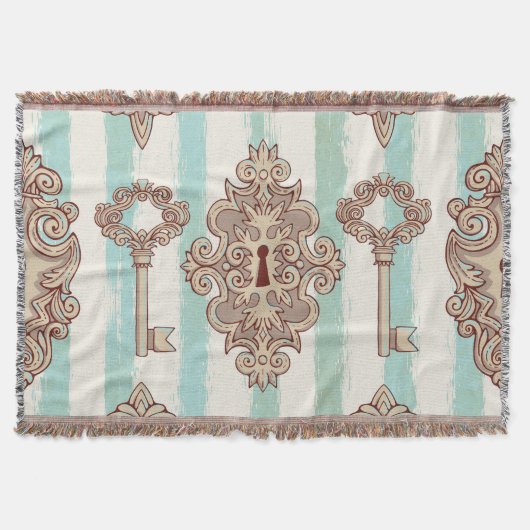  sleutels, sloten: vrij handpatroon. deken (Voorkant)