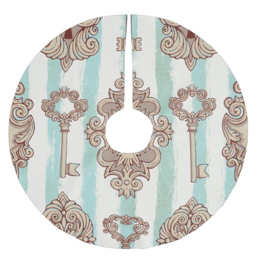  sleutels, sloten: vrij handpatroon. kerstboom rok (Voorkant)