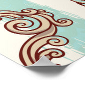  sleutels, sloten: vrij handpatroon. poster (Hoek)