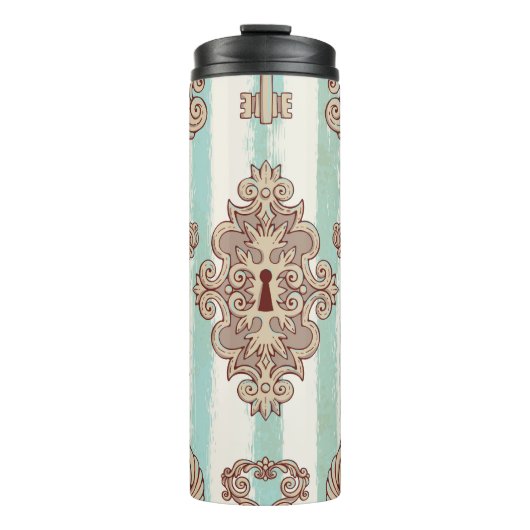  sleutels, sloten: vrij handpatroon. thermosbeker (Voorkant)