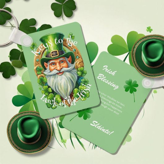 Sleutels tot het geluk van de Ieren Sleutelhanger