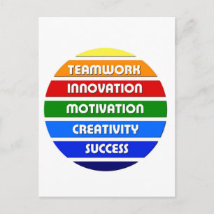 Sleutels tot succes briefkaart