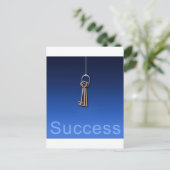 Sleutels tot Succes Briefkaart (Staand voorkant)