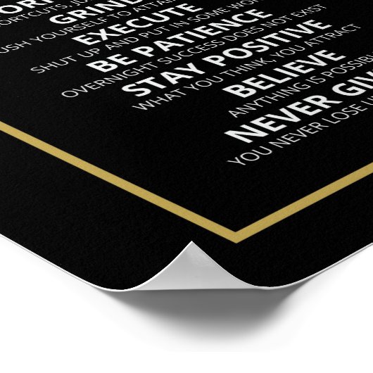 Sleutels tot succes poster (Hoek)