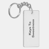 Sleutels tot zoetheid Sleutelhanger (Voorkant Links)