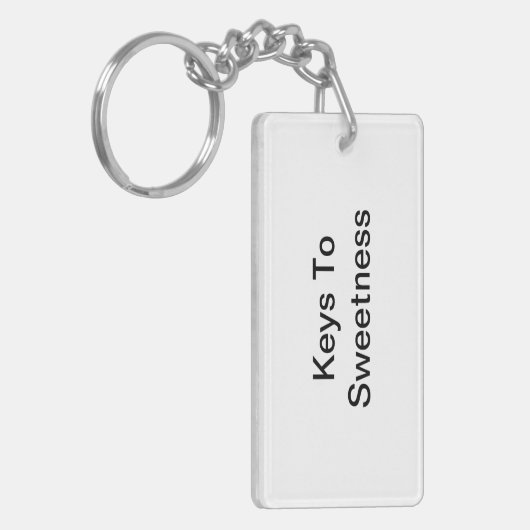 Sleutels tot zoetheid Sleutelhanger (Voorkant Links)