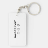 Sleutels tot zoetheid Sleutelhanger (achterkant)