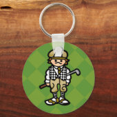 sleutels van de golfkar. sleutelhanger (Voorkant)