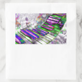 Sleutels van mijn hart#2_ rechthoekige sticker (Tas)