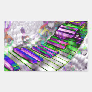 Sleutels van mijn hart#2_ rechthoekige sticker