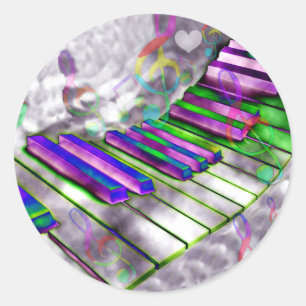 Sleutels van mijn hart#2_ ronde sticker