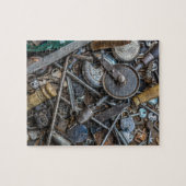  sleutels vergrendelen werkplaats uitdagend legpuzzel (Horizontaal)