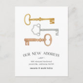  sleutels | Verplaatsingsaankondiging Aankondigingskaart (Voorkant)