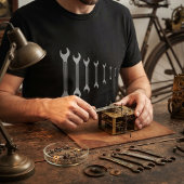 Sleutels voor schroeven t-shirt