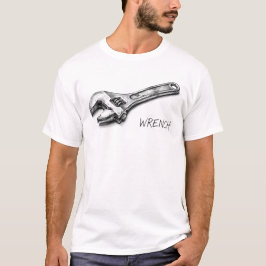 sleutelschets potlood tekening t-shirt (Voorkant)