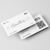 Sleutelscript voor Minimum Realtor Realty-hypothee Visitekaartje