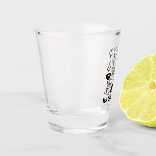 Sleutelset Shot Glas (Links)