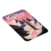 Sleutelsteen om te skiën magneet (Rechterzijde)