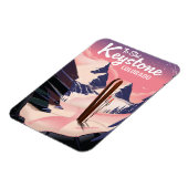 Sleutelsteen om te skiën magneet (Linkerzijde)