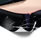 Sleutelsteen om te skiën perfect poster (Hoek)