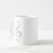 Sleuteltekens Woord Kunst Koffiemok (Voorkant links)