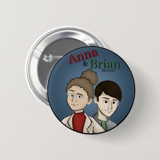 Sleuth-Duo Knop Ronde Button 5,7 Cm (Voorkant /achterkant)