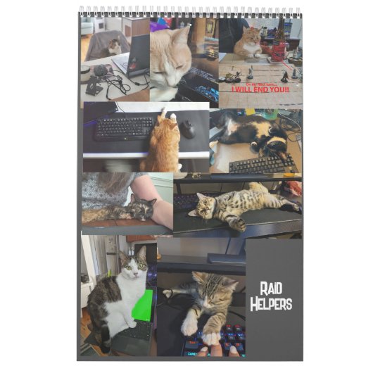 Sleuth o' Floofs Agenda 18 maanden Kalender (Achterkant)