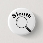 Sleuth Ronde Button 3,2 Cm (Voorkant)