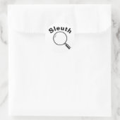 Sleuth Ronde Sticker (Tas)