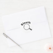 Sleuth Ronde Sticker (Envelop)