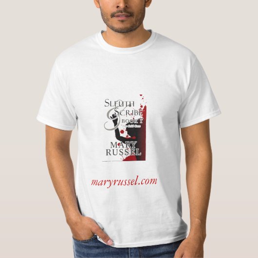Sleuth & Scribe book 1 de koude hoesje cover T-shirt (Voorkant)