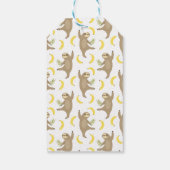 Sleuven en Bananas Pattern Cadeaulabel (Achterkant)