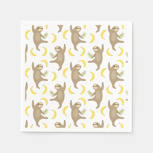 Sleuven en Bananas Pattern Servet (Voorkant)